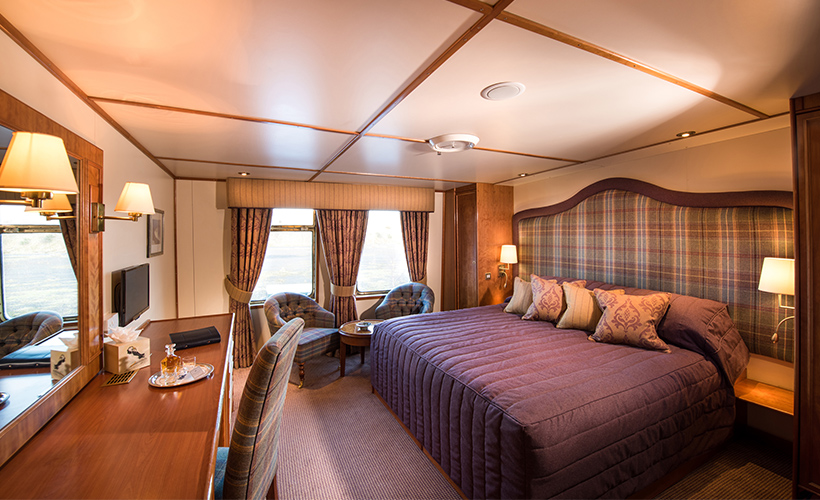 The Isle of Staffa cabin on the Hebridean Princess cruise ship of Hebridean Island Cruises