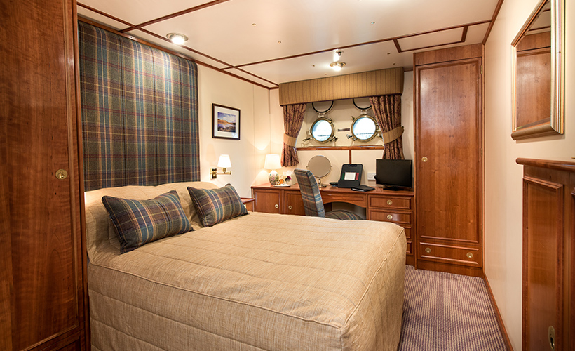 The Sound of Mull cabin on the Hebridean Princess cruise ship of Hebridean Island Cruises