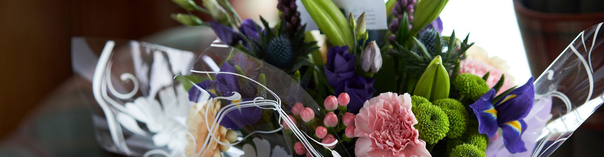 Flowers on arrival in the Arran Suite on Hebridean Princess