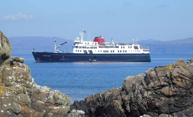 Hebridean Princess Cruise ship in Scotland