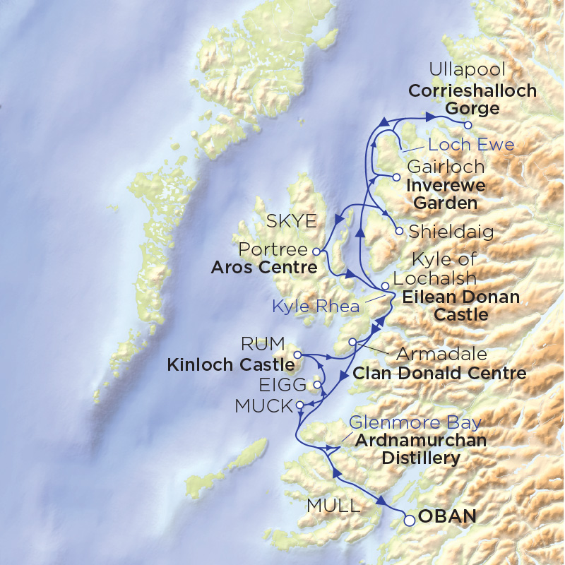 Wonders of Wester Ross route map
